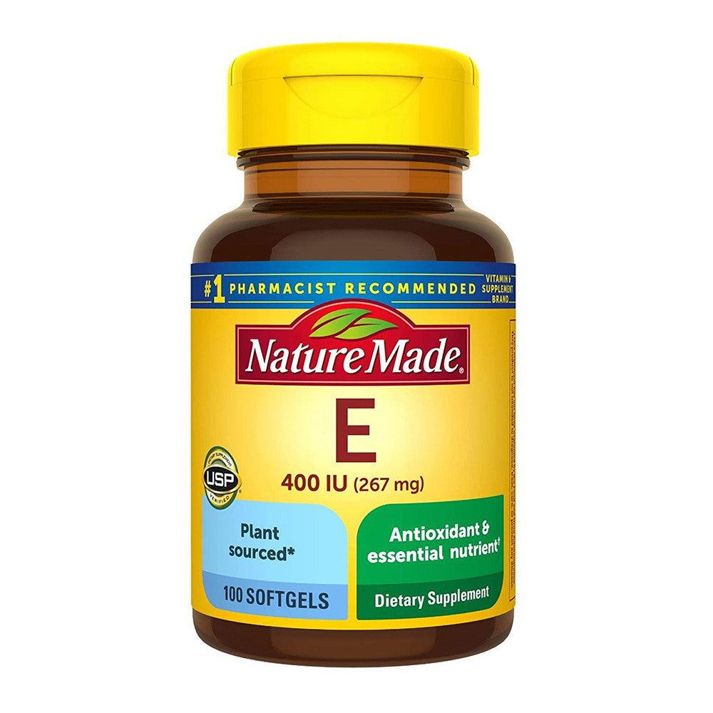 Nature Made Antioxidant & Essential Nutrient Vitamin E 400 IU 267 mg, Softgels, 100 Ea